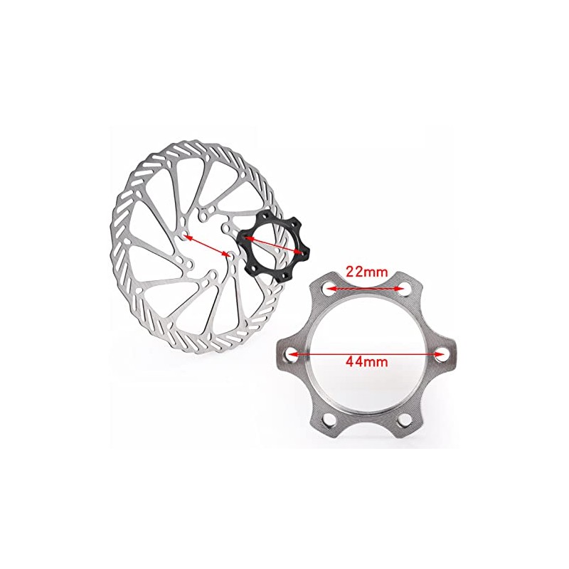 WIROJ 2 piezas de disco de aleación de aluminio para