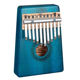 Sela Kalimba 10 Blue Thumb Piano with 10 Tongues in C Key with Bag