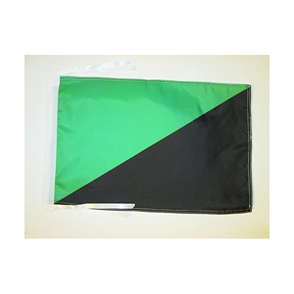 AZ FLAG Anarcho-primitivism Flag 18'' x 12'' Cords - Anarcho-primitivist