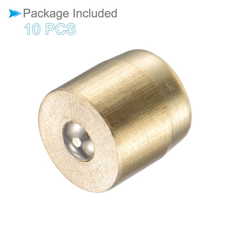 CoCud Brass Push Button Grease Oil Cup, | 6x6mm Male