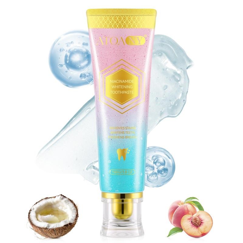 Toothpaste with Niacinamide for Enhanced Brightening, /box Powerful Oral Care