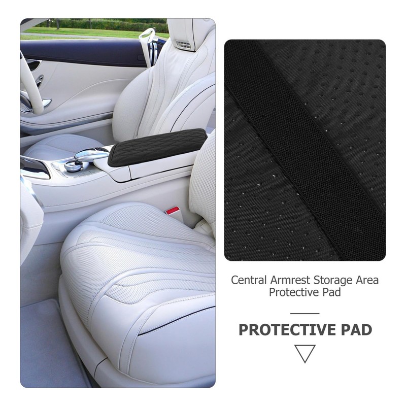 Mobestech Car Armrest Cover Cushion Pad Center Console Lid Replacement