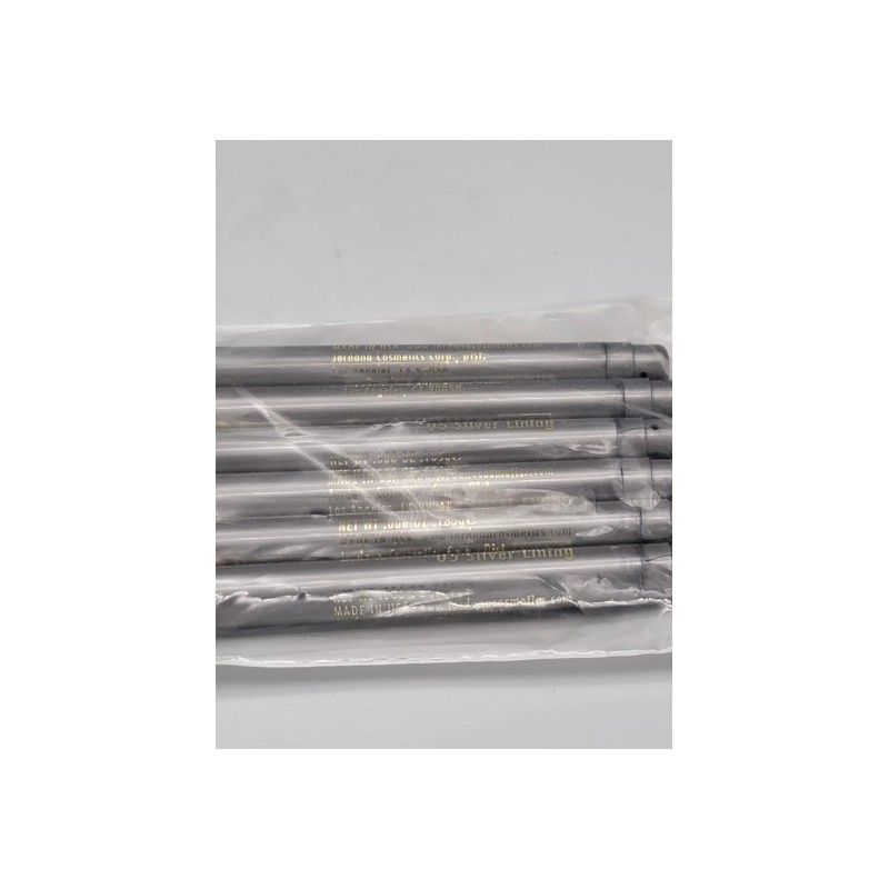 Jordana Quickliner Eyes Eyeliner Pencil #05 SILVER LINING. QTY:6 Pencils