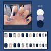 XUZOO 24 Pieces Nail Tips, 3D Nails, Short and Long,