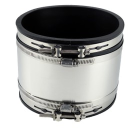 Fernco 5056-88RC 8" Shielded Below Ground Sewer Pipe Coupling for Cast Iron, Plastic or Steel to Cast Iron, Plastic or Steel Plumbing Waste Connections