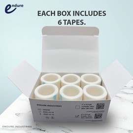Endure Altape, Hypoallergenic Medical Paper Tape, Strong Adhesive Breathable, Box of 6, White Paper Medical Tape (2 Inches Width x 5.5 Yards Length)