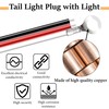 ecocstm 10 PCS 3 Wire Plug Truck Trailer Light Plug,