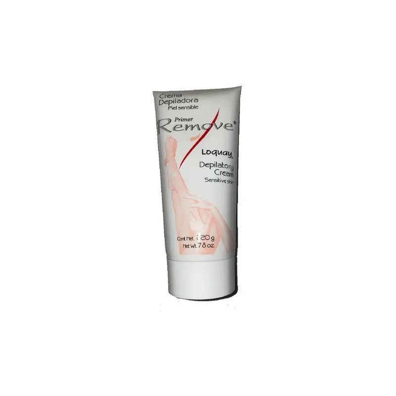 Crema Depiladora Loquay Piel Sensible Primer Remove 220 mL Cuerpo
