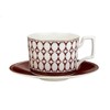 Bone China Porcelain 2 Tea Cups & 2 Saucers, Tea