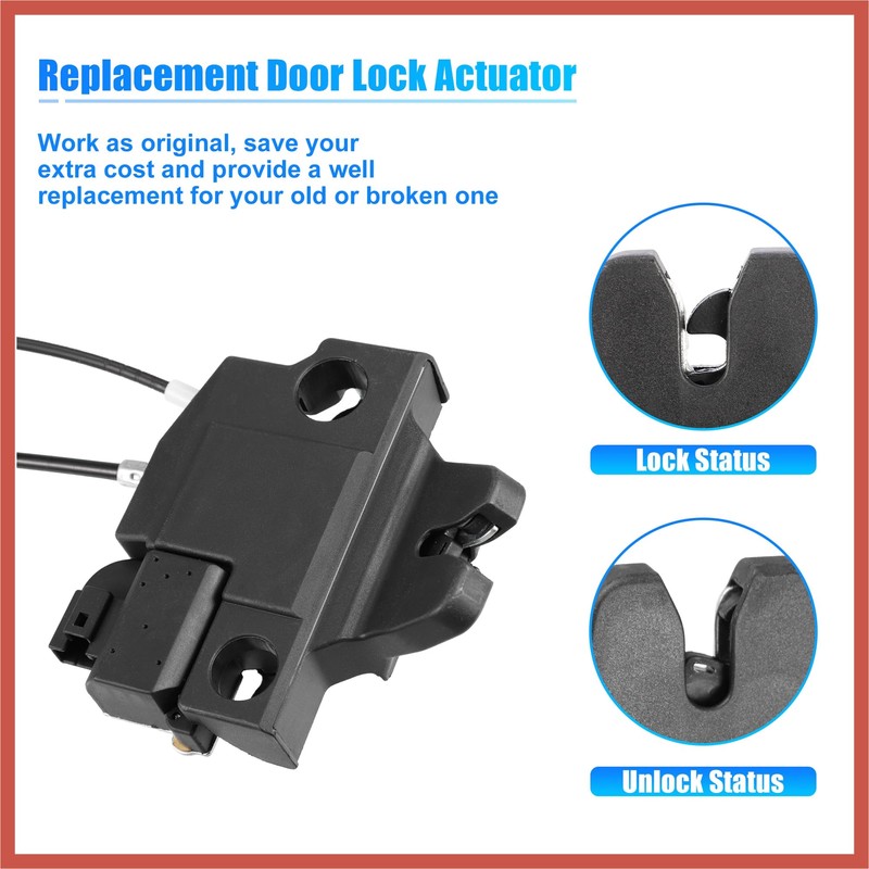 ACROPIX Rear Trunk Latch Lock Actuator Motor 64600-53060 for Lexus