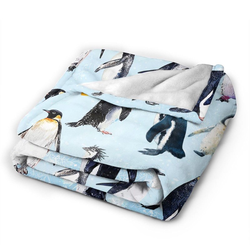 Baegopa - Manta de pingüinos (50 x 40 pulgadas)