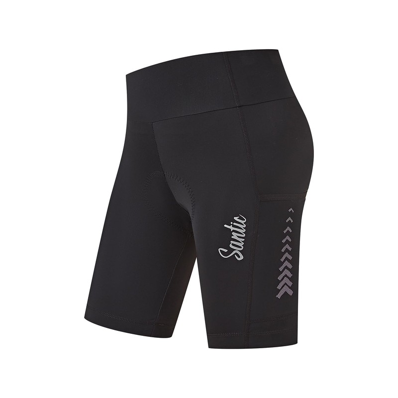 Santic Women's Padded Cycling Shorts, A-violet, XL