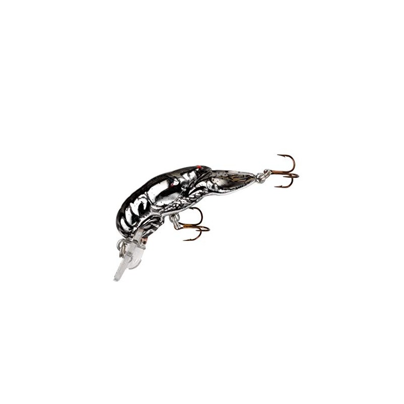 Rebel Teeny Wee Crawfish Fishing Lure - Chrome Black Back
