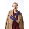 NappaNovum Women's Italian Leather Gloves Lambskin Winter Comfort Gloves (Touchscreen