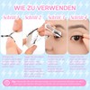 CALAILIS Magnetic Eyelashes, 1 Pair of Magnetic Eyelashes with Pliers,