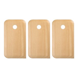 HARFINGTON 3pcs Pottery Ribs Trimming Tools Pottery Profile Rib Wooden Foot Shaper Shaping Texture Rib Beech Wood for Carving Ceramics Clay