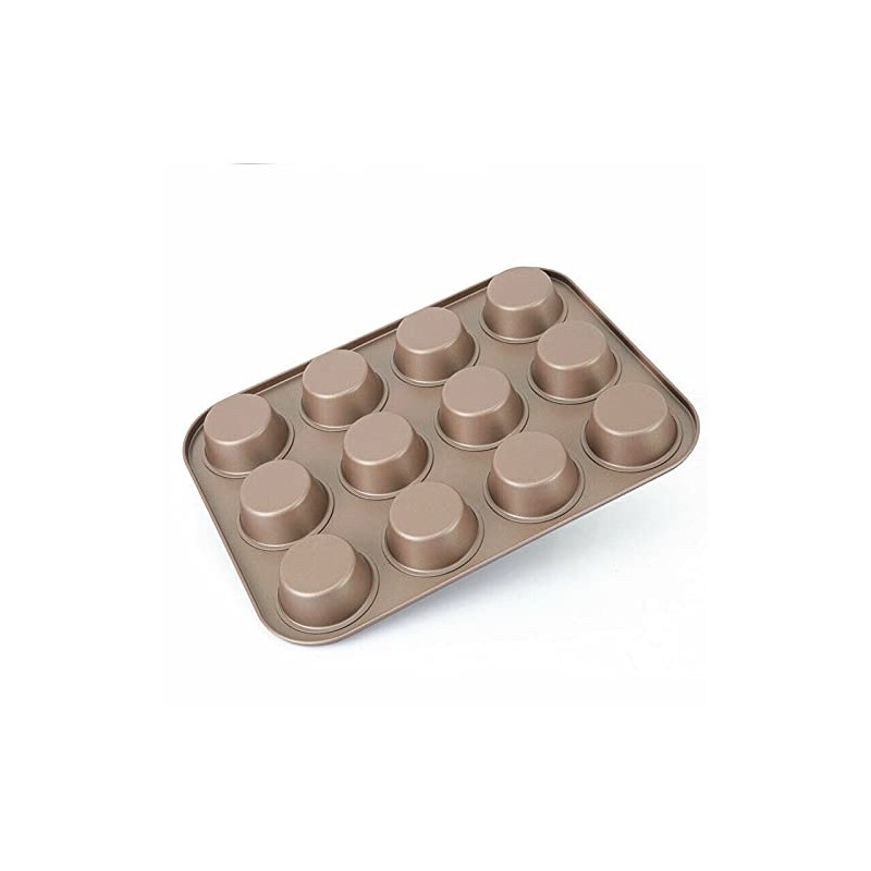 Ihanini Non Stick Ceramic Coated Muffin Pan 12 Cups Professional