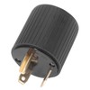 Locking Plug, US Standard TT 30P to L5 30P Brass