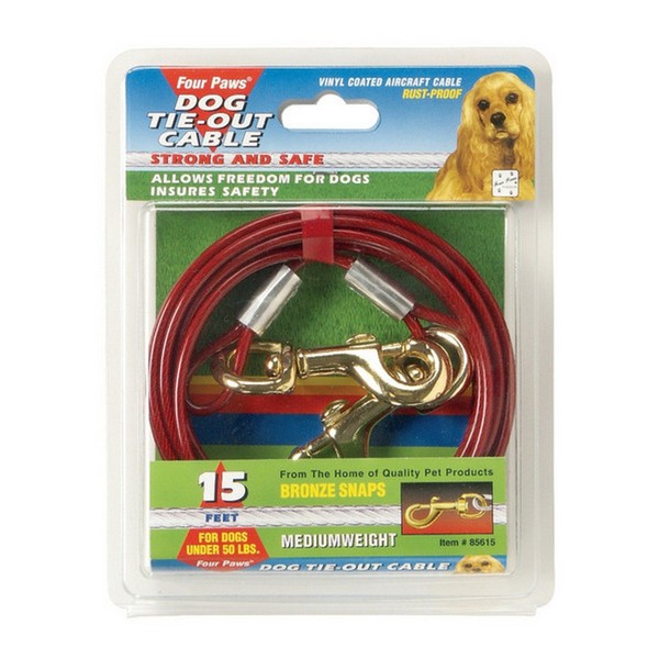 Four Paws Tie-Out Cable Heavy Weight 30 feet
