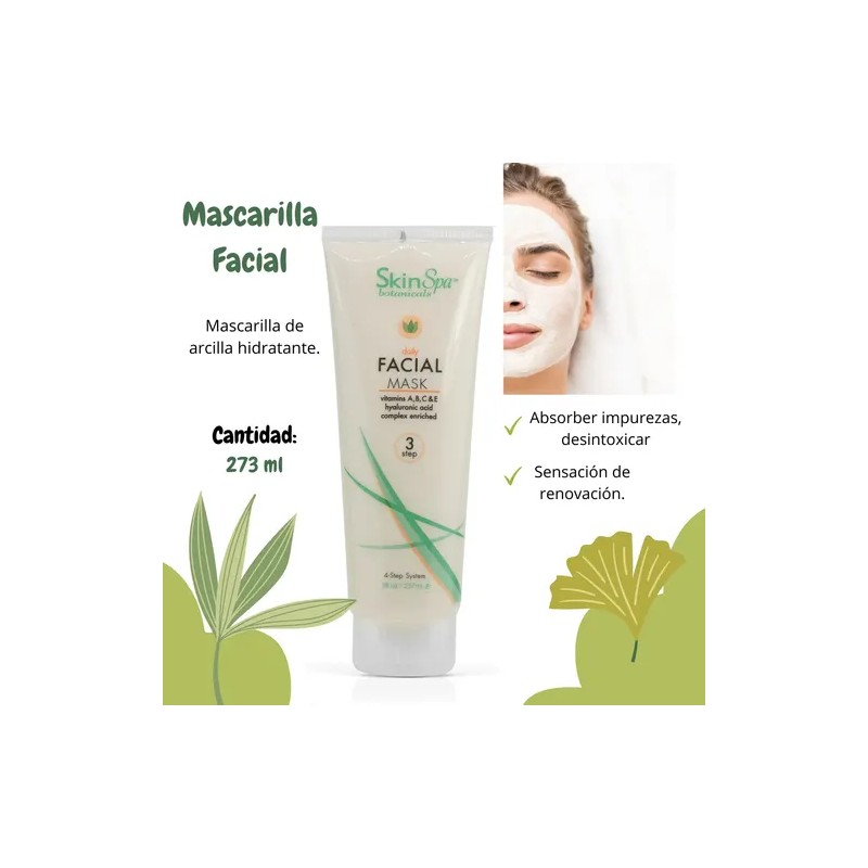 Kit Rutina Facial De Cuidado Intensivo De 6 Pasos Skin