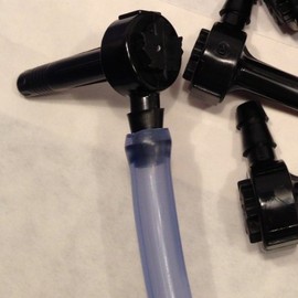 3 Maple Sap Ecolo Spouts with 2 ft. Blue Drop Lines, Spile, Tap, Syrup.