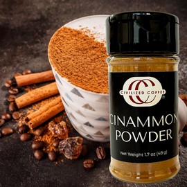 Civilized Coffee Premium Coffee Toppings Gift Set – 7 Gourmet Spices & Flavors for Coffee Bar & Lattes