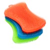 3PCS OstWony Silicone Dish Sponges, Super Food-Grade Silicone Sponges, Multi-Purpose