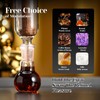 Cigar Aromatherapy Glass Tubes with Exquisite Base, DIY Cigar Humidors