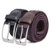 Tolstil 2 Pack Men's Elasticated Woven Belts – Stretch Braided