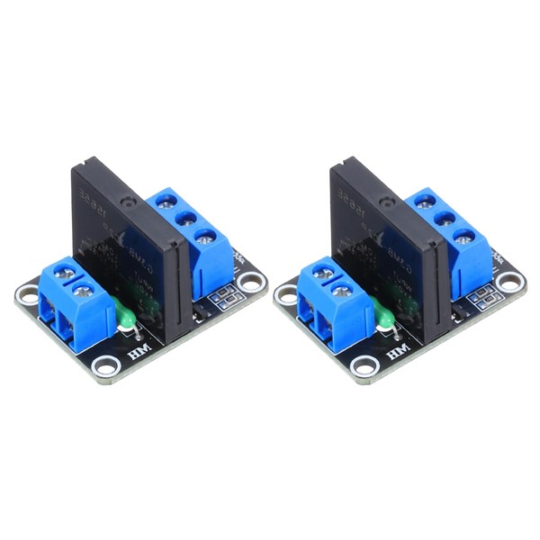 MECCANIXITY 2 Pcs DC 5V 1 Channel Relay Module Switch