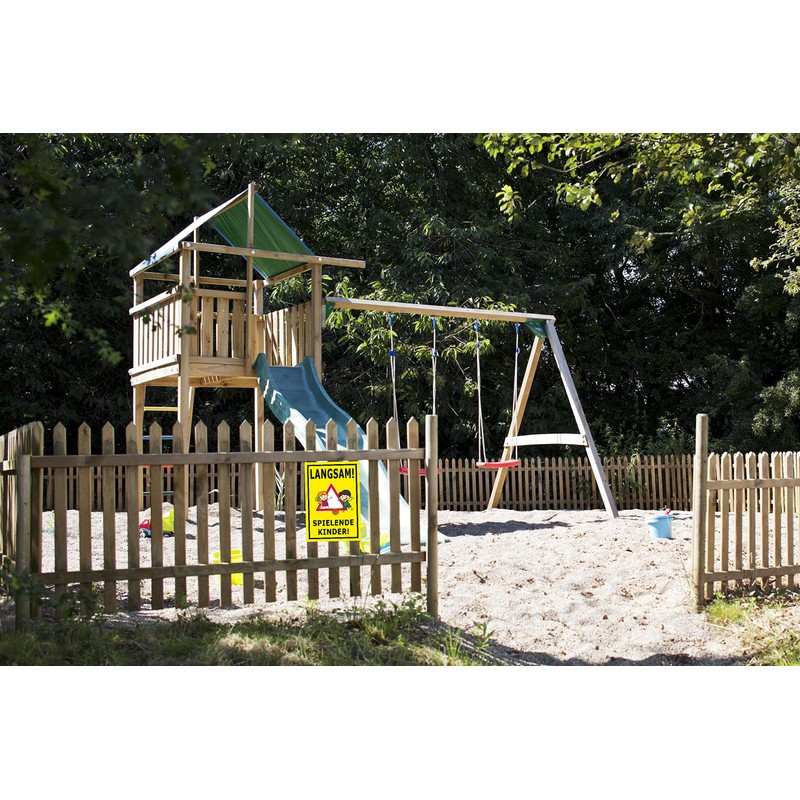 Pack of 2 - Achtung Kinder Sign (20 x 30