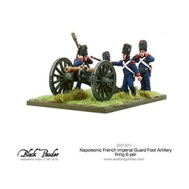 Black Powder: Napoleonic French Imperial Guard Foot Artillery firing 6-pdr
