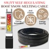 MAXKOSKO Gutter Heater for Roof Snow Melting, Self Regulating Heating