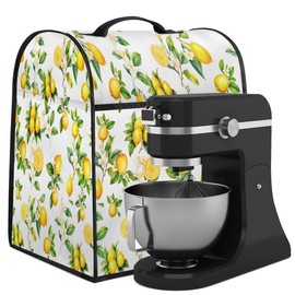 Kitchen Aid Mixers Cover yellow fruit lemon for Stand Mixer 6-8 Quarts with Zipper Pocket kitchen aid Storage Covers Kitchen Appliance Covers for Coffee Machine Mixer Home Kitchen Counter