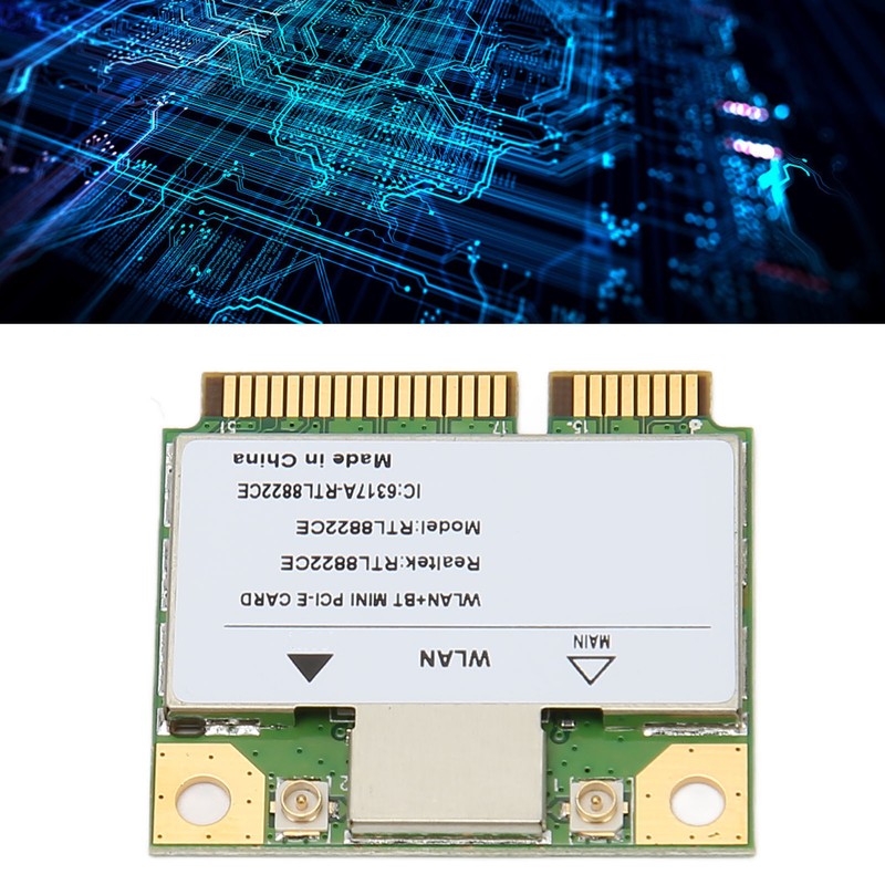 RTL8822CE Mini PCIe WiFi Card Gigabit 2.4G 5G Dual Band