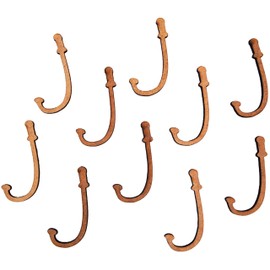 Country Love Crafts Letter J Wooden Craft Blank, Light Brown