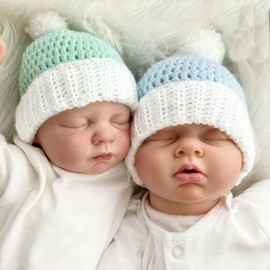 Crochet Pattern for Baby Pull on Hats, 5 Sizes, New-Born, 0-3mths, 3-6mths, 6-12mths, 1-4yrs, Double Knitting, CP503