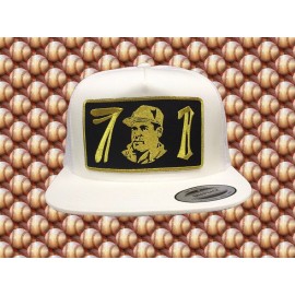 Unbranded El Chapo Guzmán 7👨‍🦲1 Hat White Mesh Mexico Logo Federal Chapo Guzmán