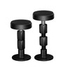 2PCS Black Adjustable Bed Frame Anti-Shake Tool , Headboard Stoppers