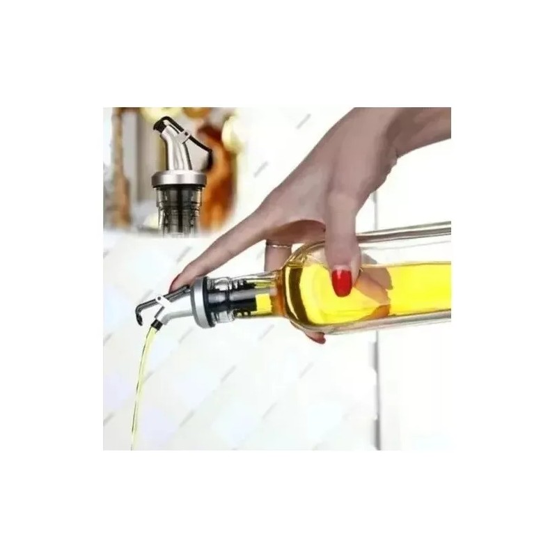 RIVERSOFY Botella Dispensadora Para Aceite De 500 Ml 2 Piezas