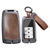 HIBEYO 2/3/4 Button Key Fob Cover Compatible with Honda Acura