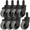 Mop Buckets Wheels Replacement Set of 8, 3 Inch Non-Marking