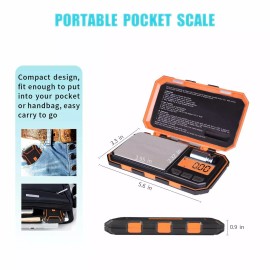 pocket Balance Tuff Ranger Weigh Digital Pocket Scale, 200g x 0.01g Jewelry Gold Gram HerbKarat