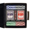 Morrison Irish Coat of Arms Leather Poker Set