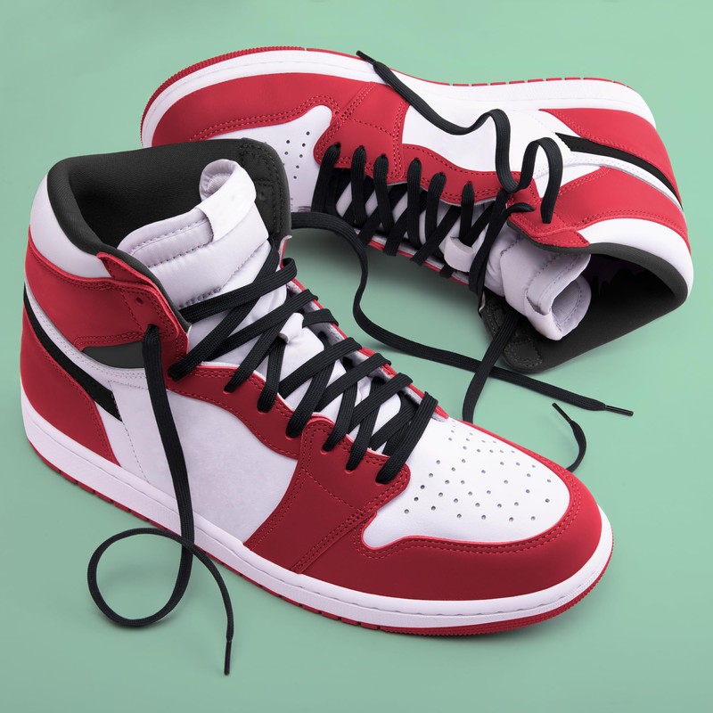 Miscly Flat Shoe Laces for Sneakers, Multiple Lengths and Colors