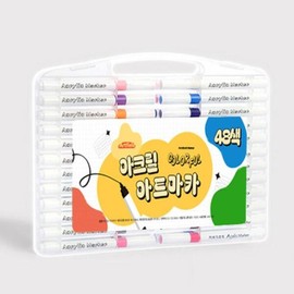Artbox/Hosa Stationery Artfield Acrylic Art Markers 48 Colors / 아트박스호사문구 아트필드 아크릴 아트마카 48색