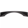 Elements Matte Black Contemporary Square Kitchen Cabinet Pull Vanity Closet
