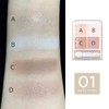 Cezanne Pale Tone Eye Shadow 01 Cotton Beige Pale Color