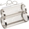 Rosenstein & Söhne Grill basket cylinder: set of 2 stainless