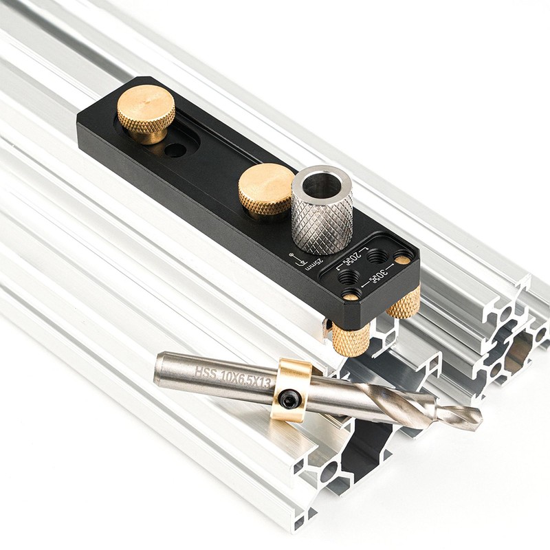 Aluminum Profile Punching Auxiliary DIY Tool, Aluminum Profile Drilling Jig